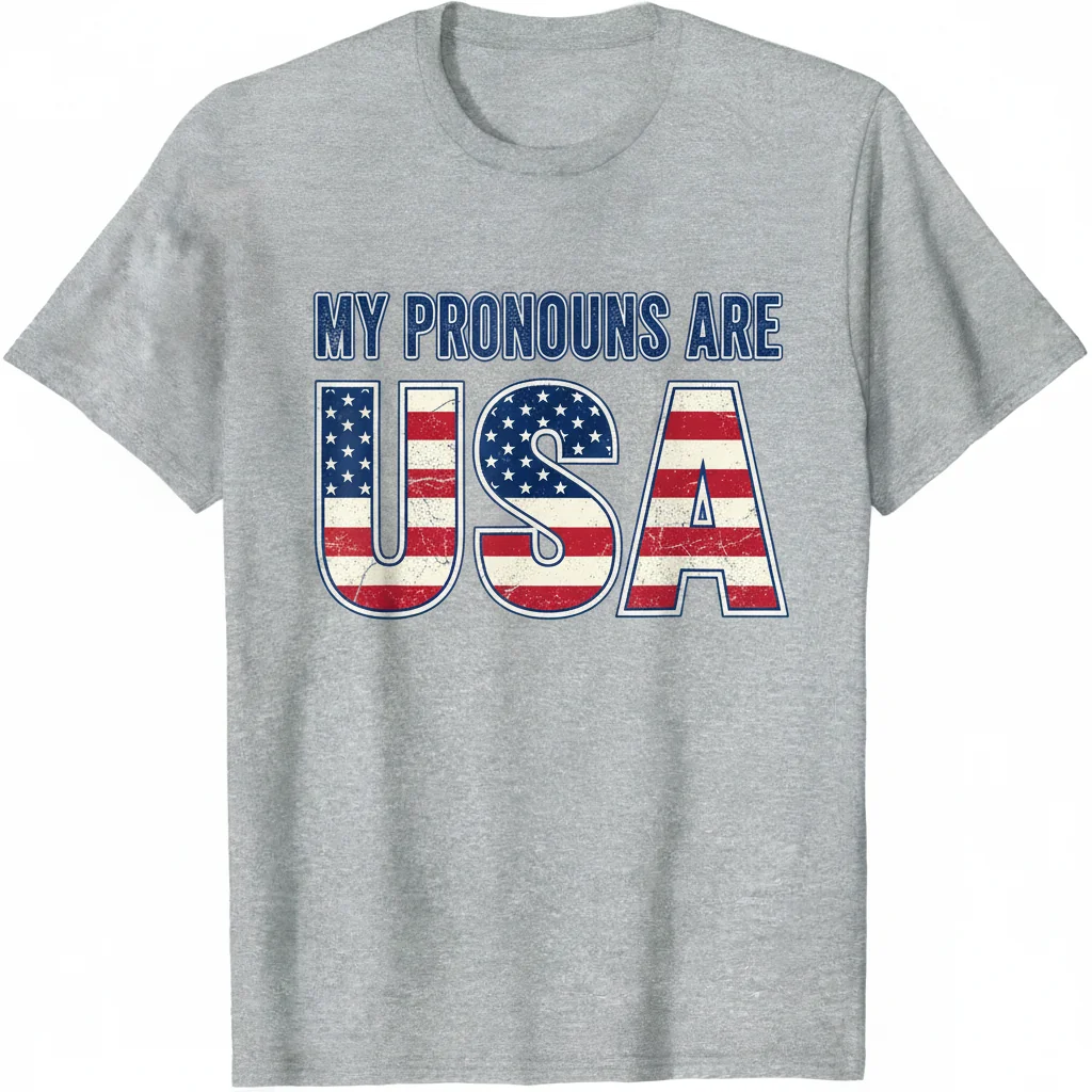 My Pronouns Are USA Tee | A Statement of American Pride