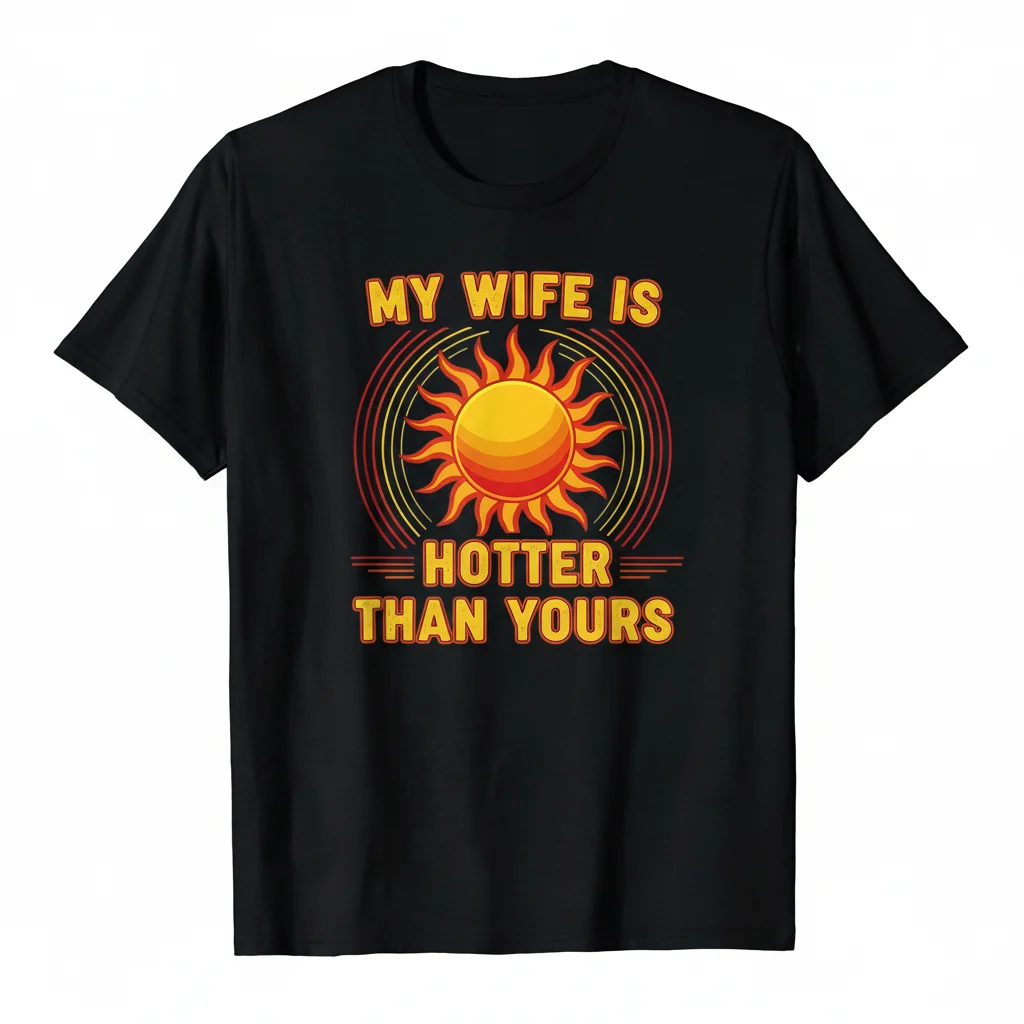 Celebrate Your Love: "My Wife Is Hotter Than Yours" Essential Tee