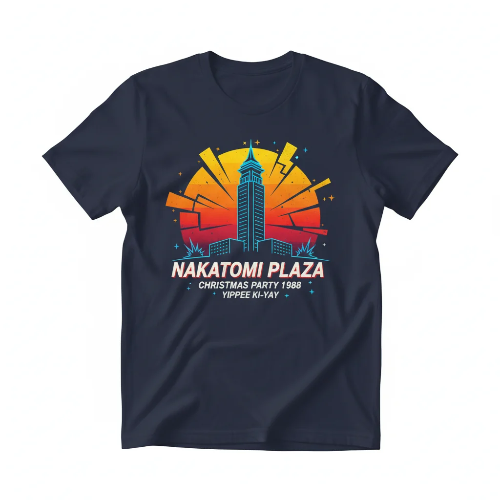 Nakatomi Plaza 1988 Christmas Party Die Hard Shirt – Iconic Comfort & Durability