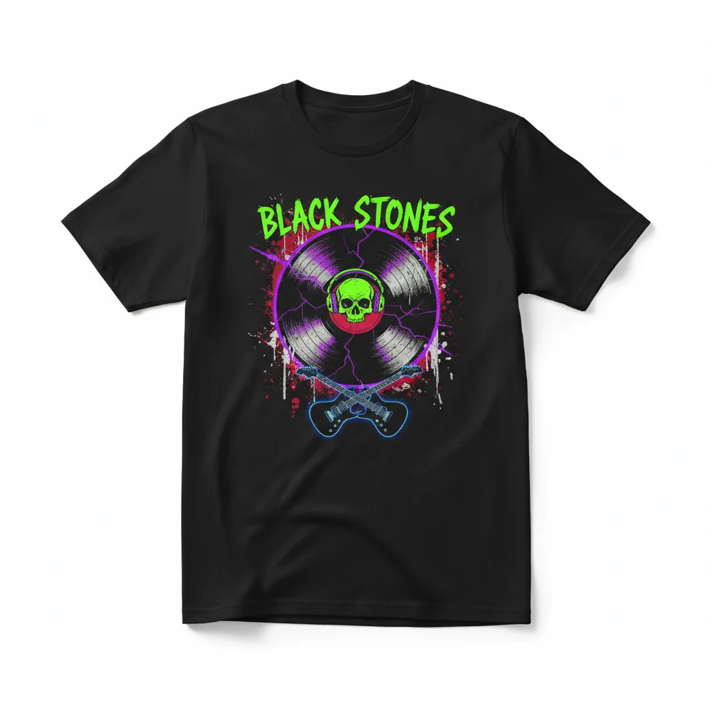 Nana Anime Black Stones Men's Heavyweight T-shirt - Black, Size S