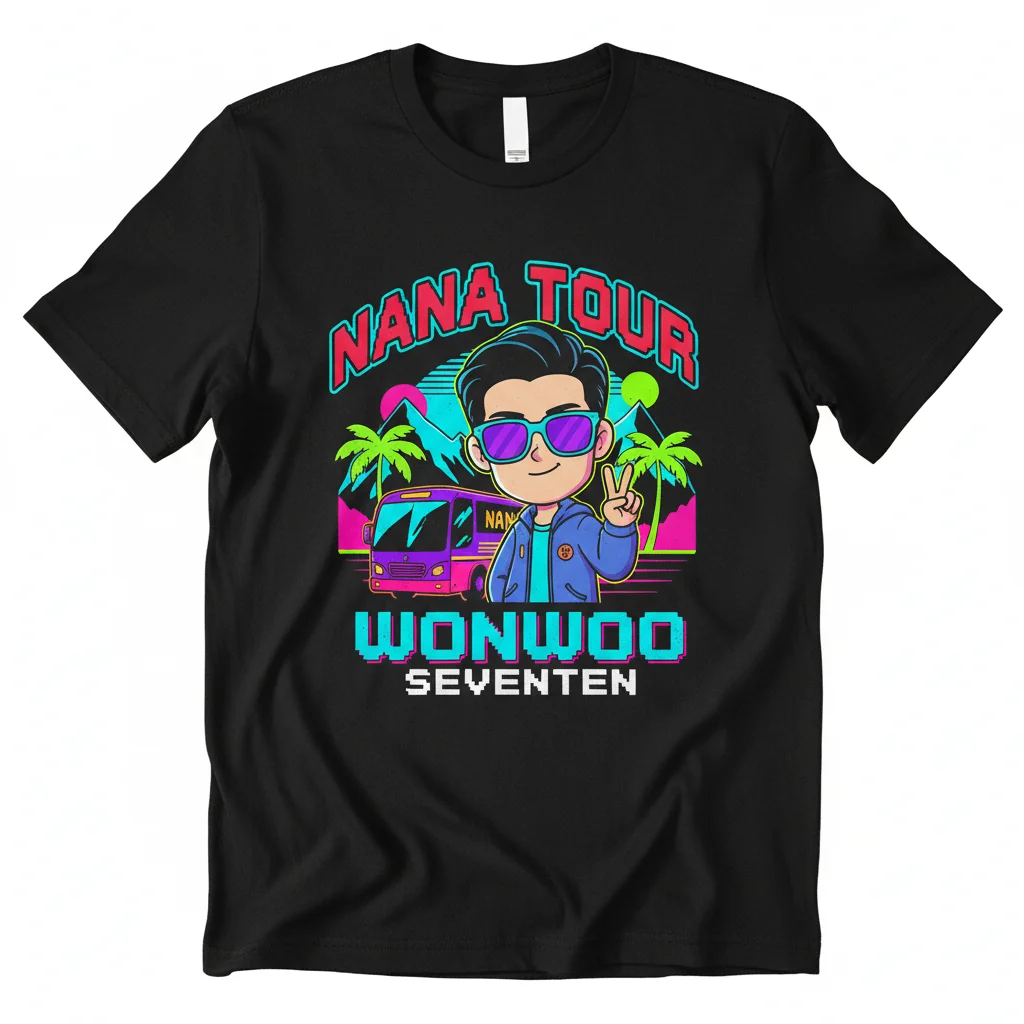Wonwoo NANA Tour Seventeen Essential T-Shirt: Lasting Comfort & Fandom Pride