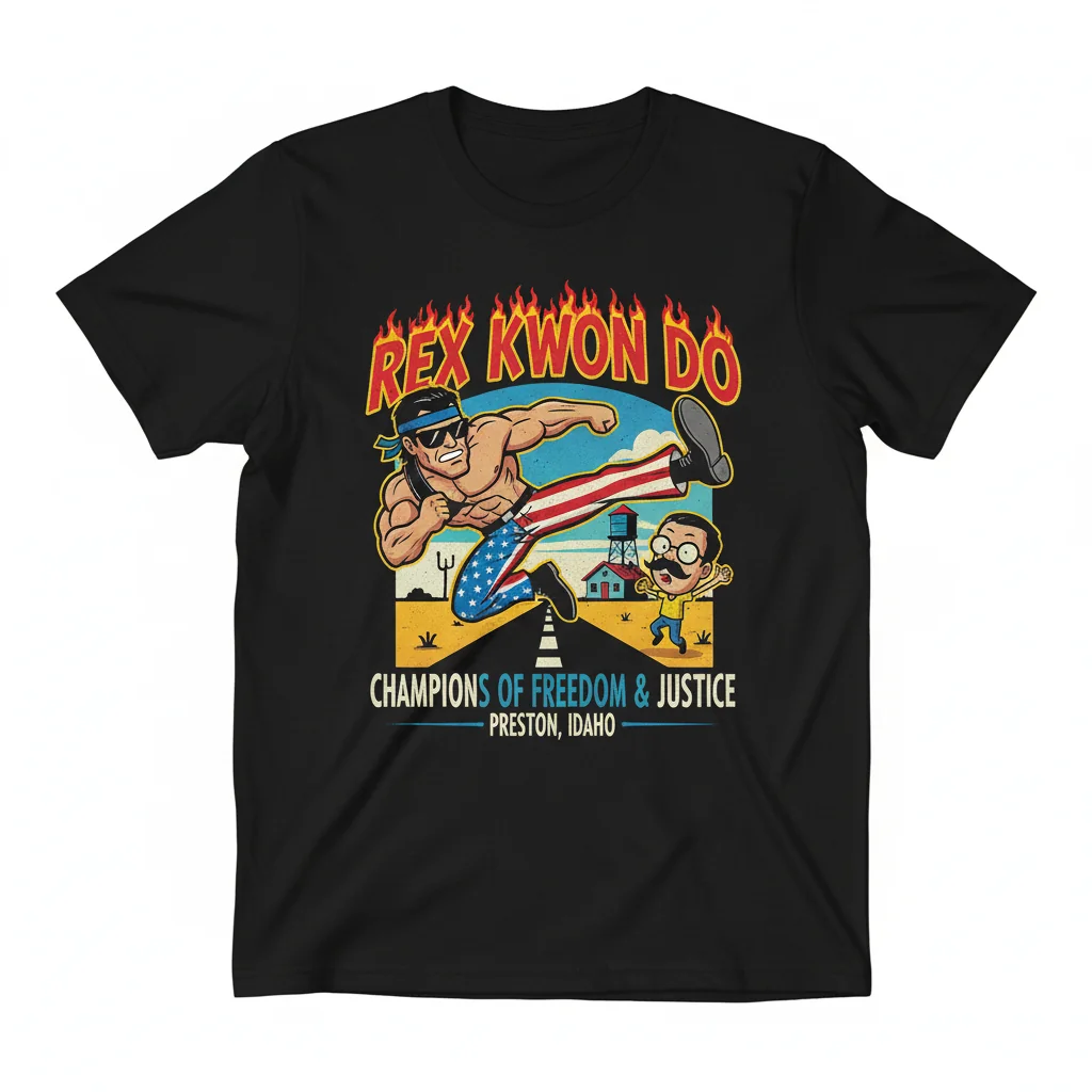 Napoleon Dynamite Rex Kwon Do Champions of Freedom & Justice T-Shirt