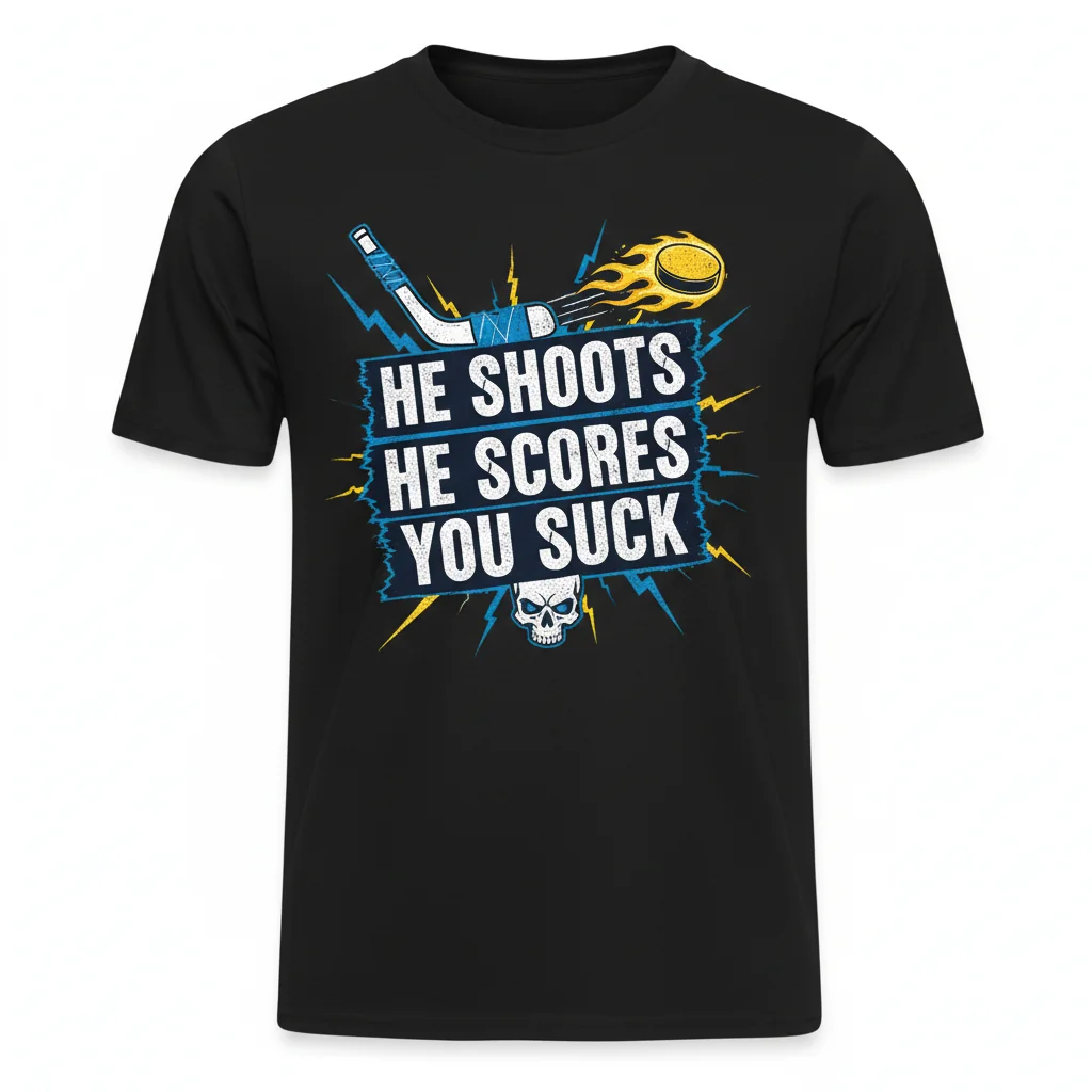 Predators Chants: 'He Shoots, He Scores, You Suck!' Fan Essential Tee