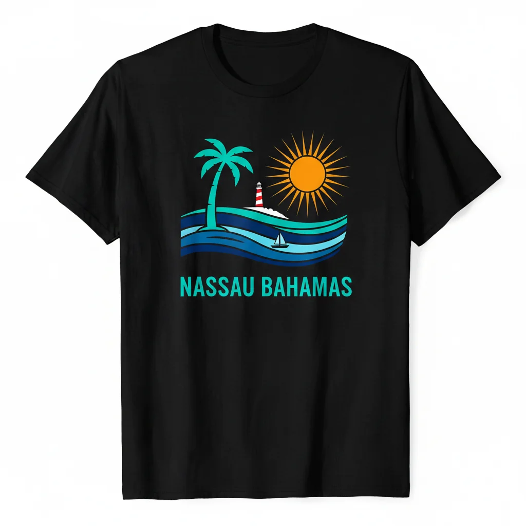 Nassau Bahamas Essential T-Shirt - Tropical Vacation & Travel Souvenir Tee 1 Nassau Bahamas Essential T-Shirt - Tropical Vacation & Travel Souvenir Tee