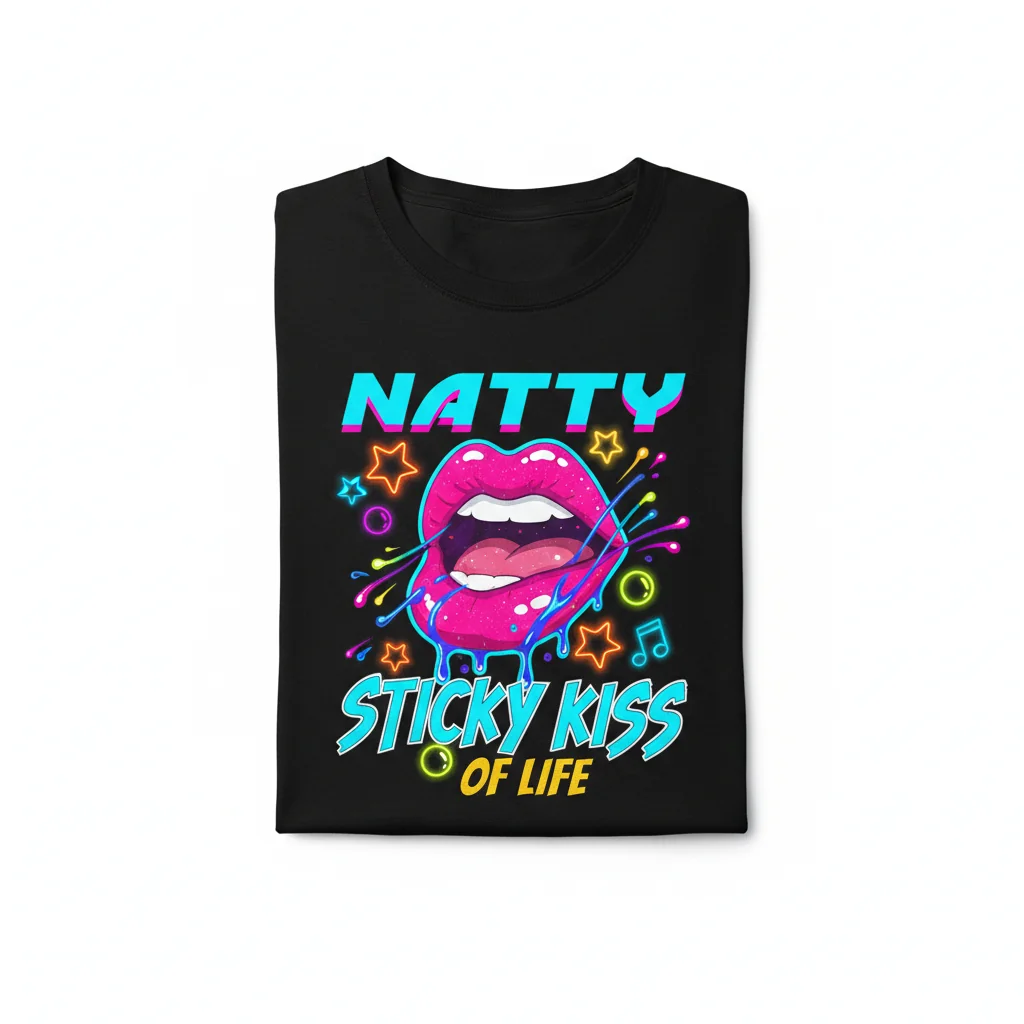 NATTY & KISS OF LIFE (KPOP) Fan Essential T-Shirt – Durable, Vibrant & Perfect Fit
