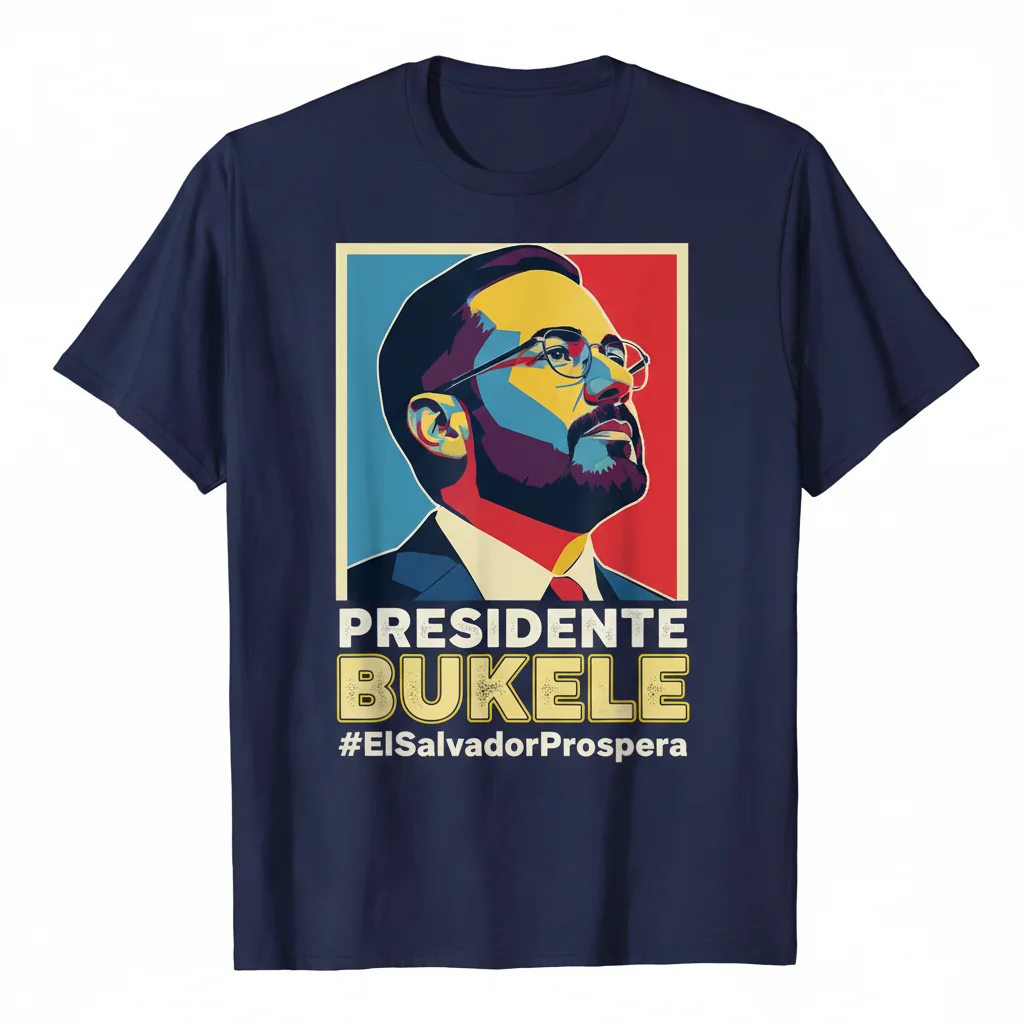 Nayib Bukele 'El Presidente' Artistic Tee | Premium Soft-Touch Cotton Shirt