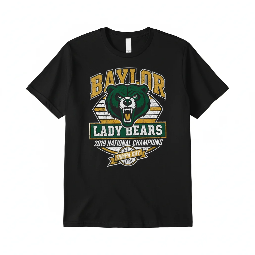 Baylor Lady Bears 2019 National Champions T-Shirt | NCAA Women's Basketball