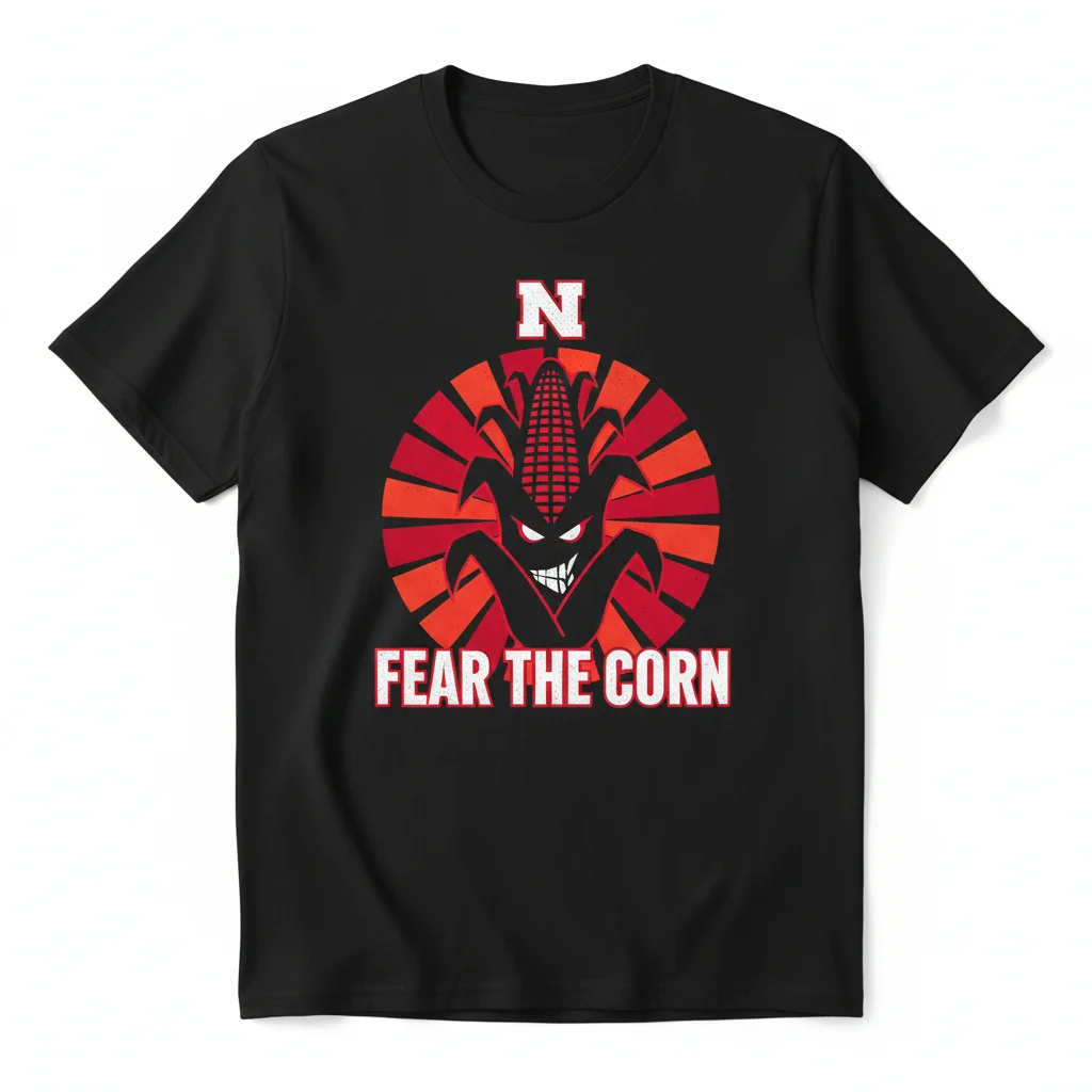Fear The Corn Tee | Nebraska Huskers Edition