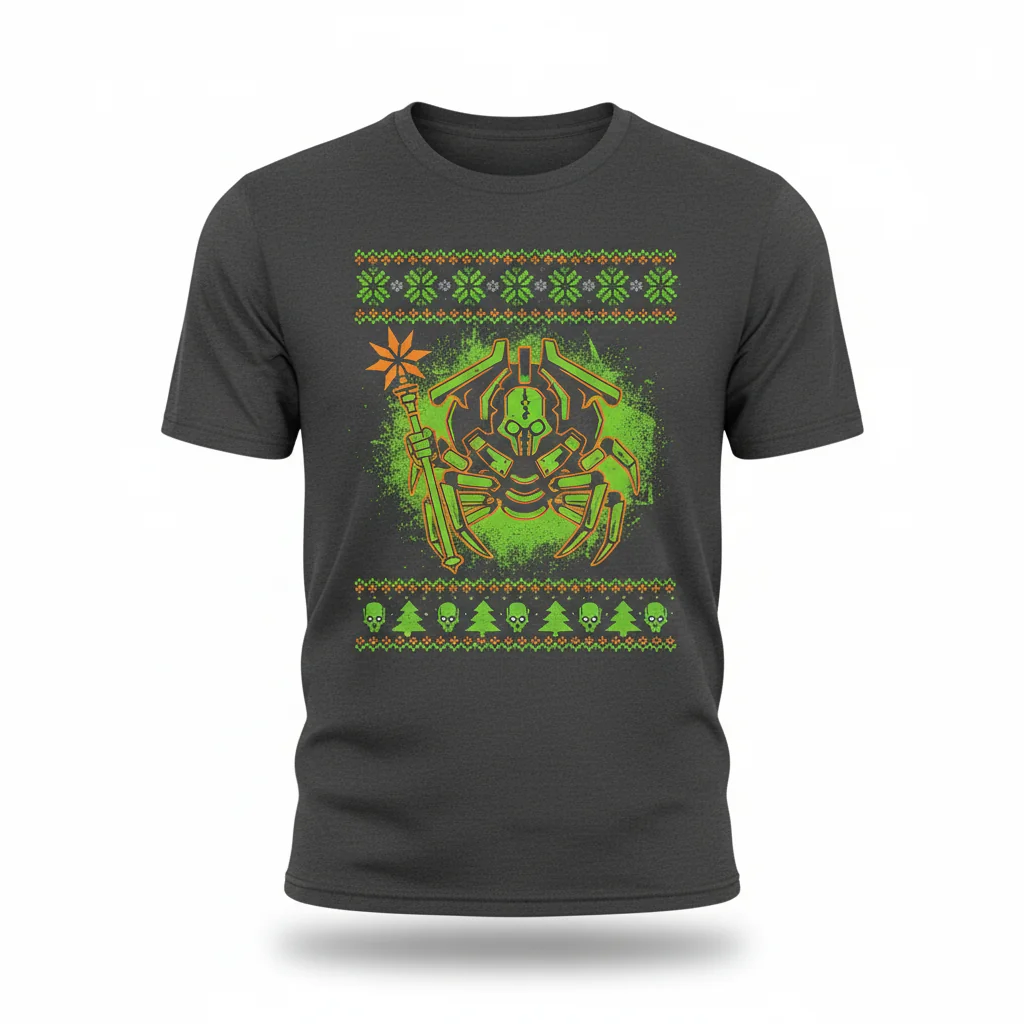 Suéter Feio de Natal Necron Warhammer 40k – Durabilidade e Estilo Imbatíveis