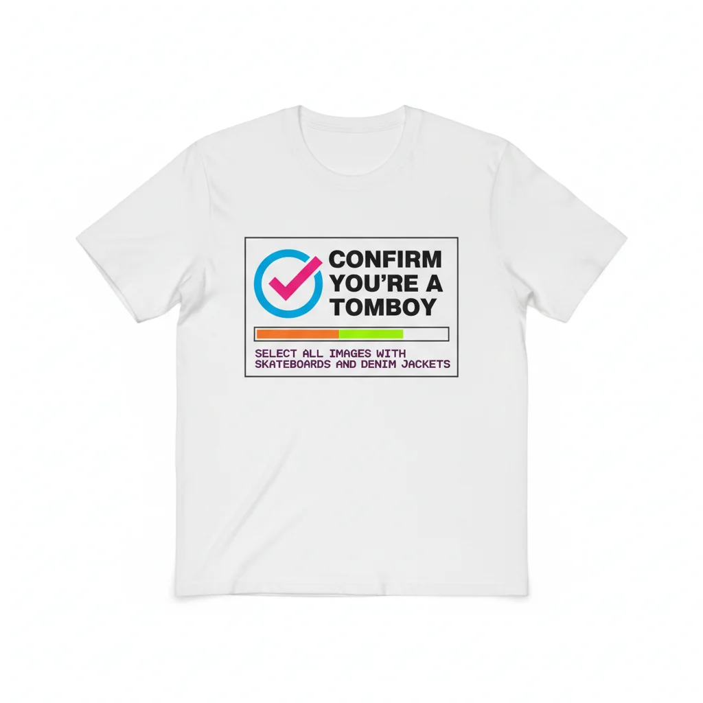 Tomboy Captcha Essential T-Shirt – Premium Ring-Spun Cotton Tee