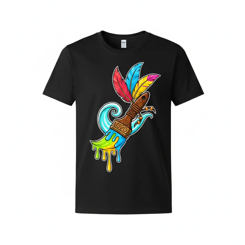 Neopets Lutari Island Paint Brush: Embrace the Magic Tee