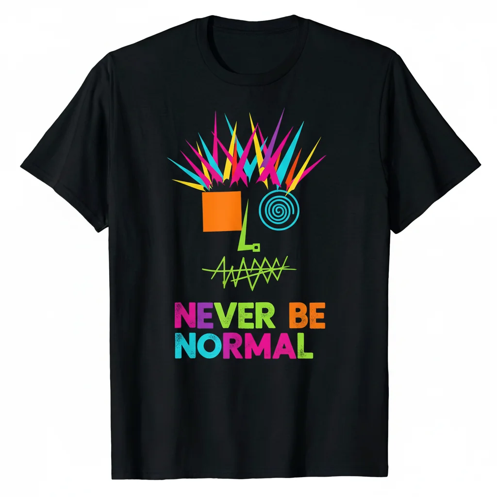 Abraza Tu Singularidad: Camiseta "Nunca Seas Normal"