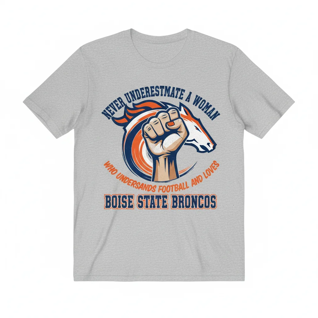 Boise State Broncos Football Woman's Game Day Spirit Tee