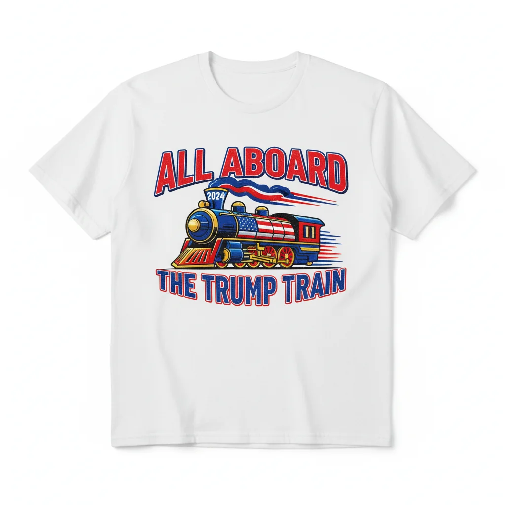 Trump Train Tee: All Aboard Street Style