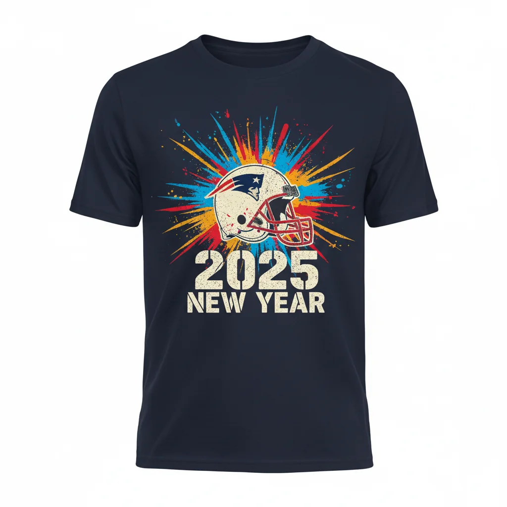 Patriots' 2025 New Year Firework Celebration Tee – Ignite Your Spirit!