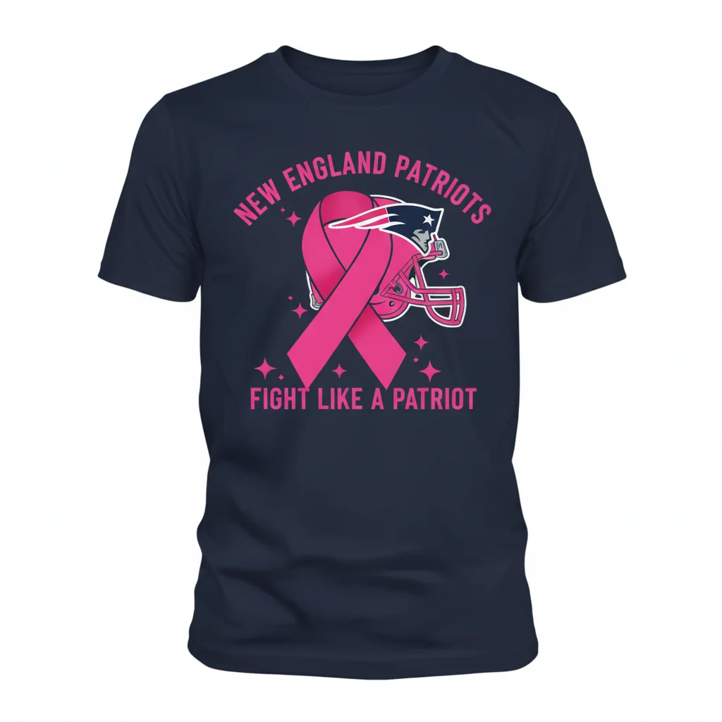 Patriots Breast Cancer Awareness Shirt - Durable & Comfortable Fan Gear