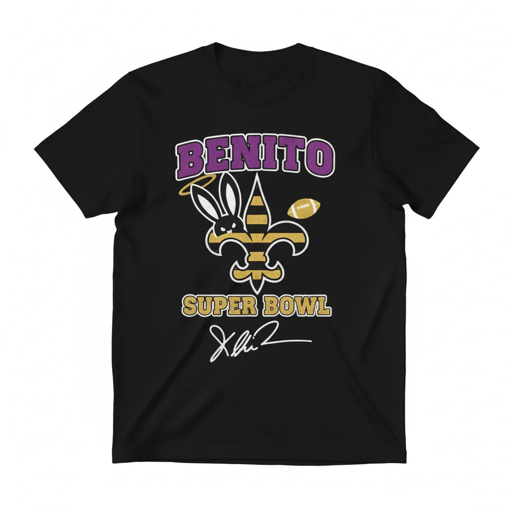 Saints x Bad Bunny Super Bowl Benito Signature Tee