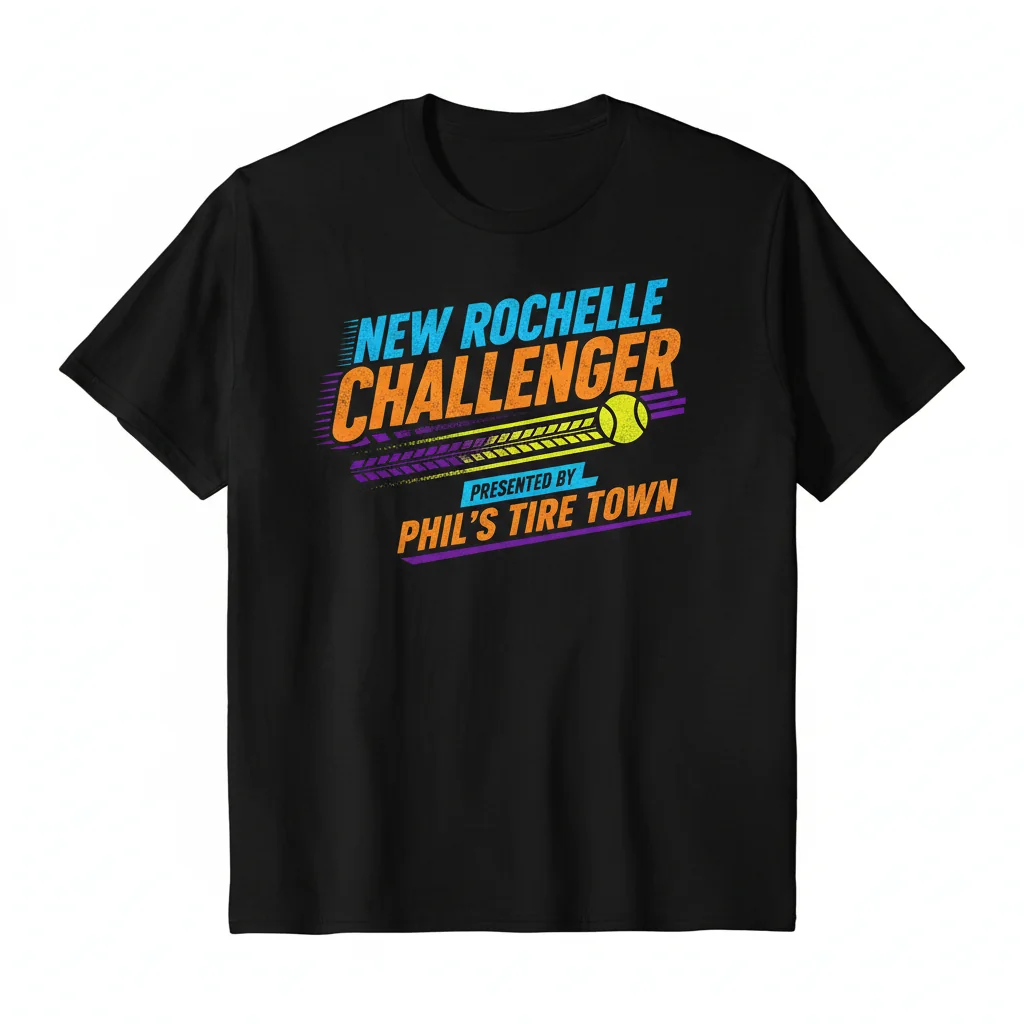 Embrace the Spirit of New Rochelle: Phil's Tire Town Challenger Essential Tee