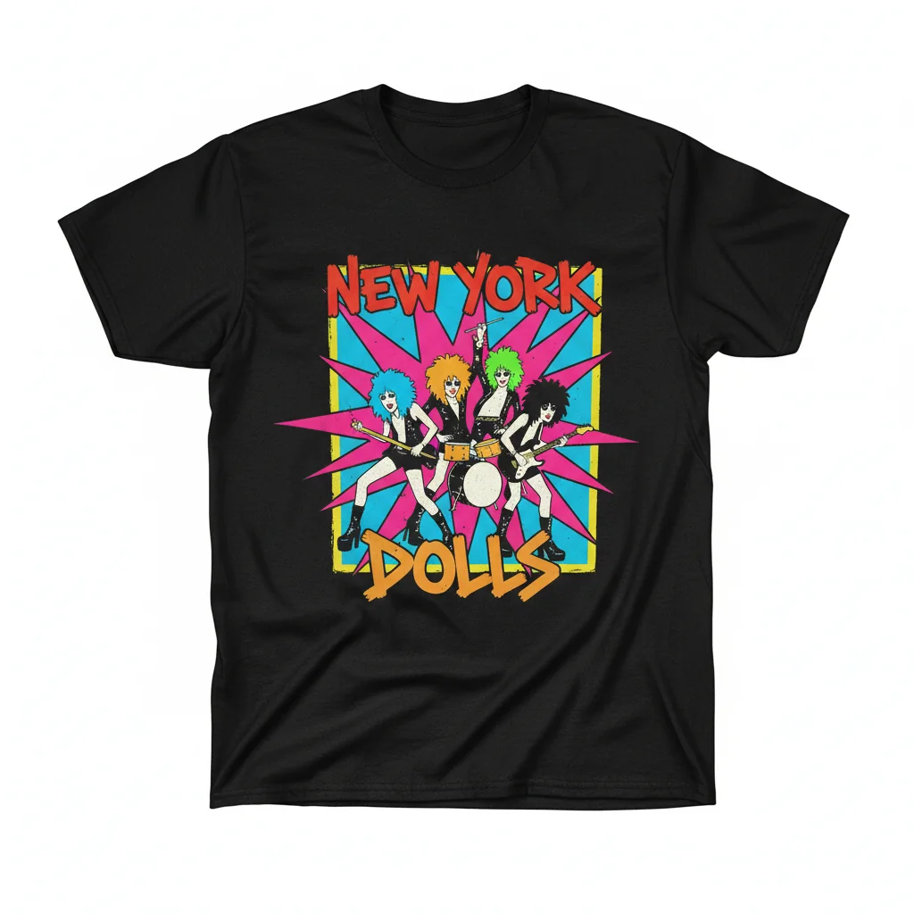 New York Dolls Inspired Art Shirt | Premium Soft Unisex Tee