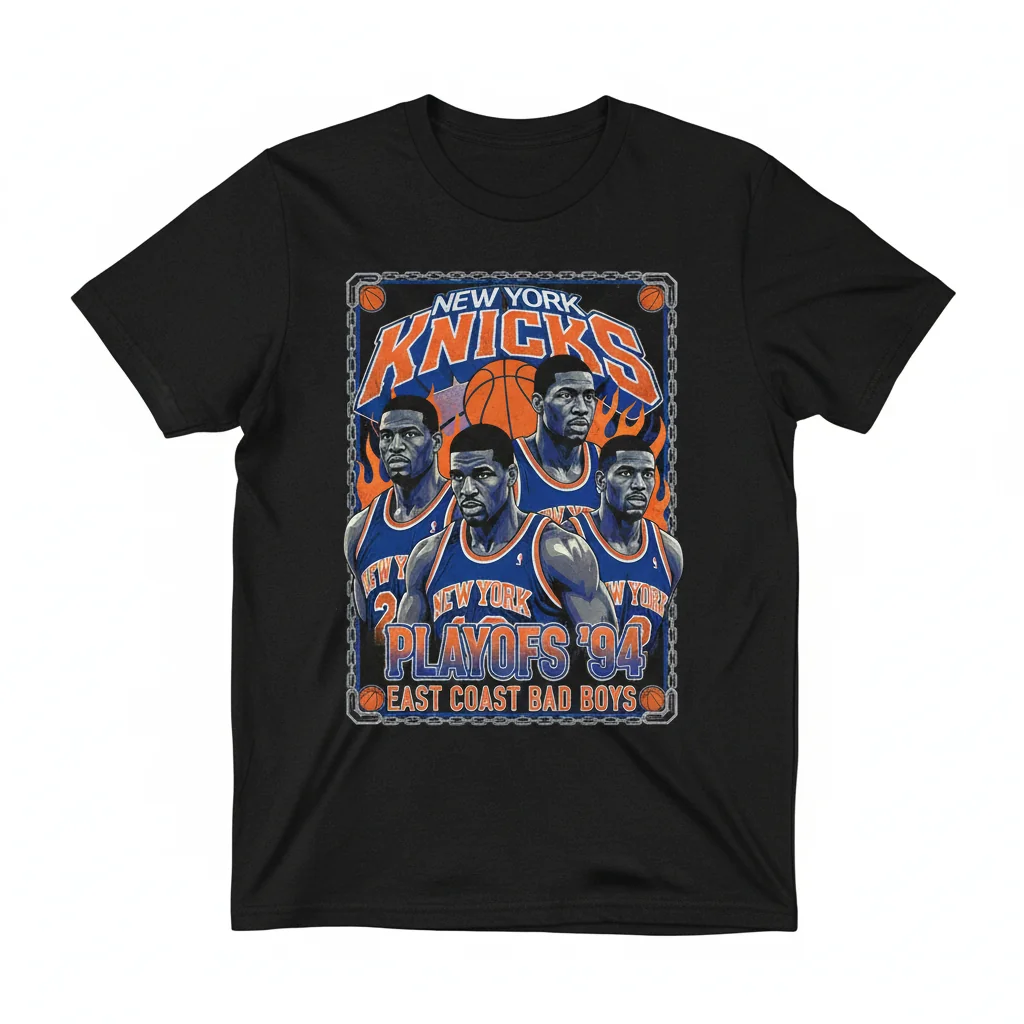 Knicks '90s Death Row Tribute: Courtside & Street Ready Tee 1 Knicks '90s Death Row Tribute: Courtside & Street Ready Tee