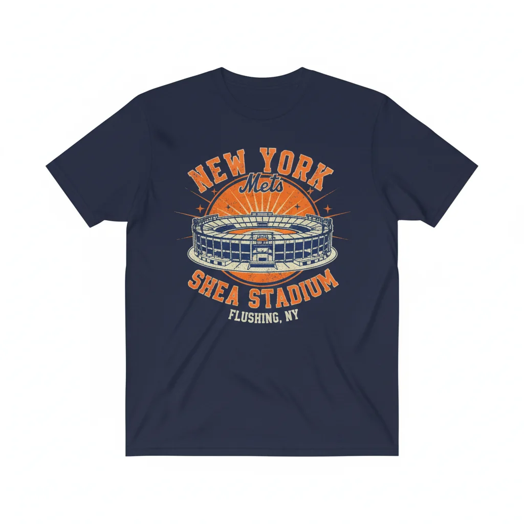 Vintage Mets Shea Stadium Tribute Tee