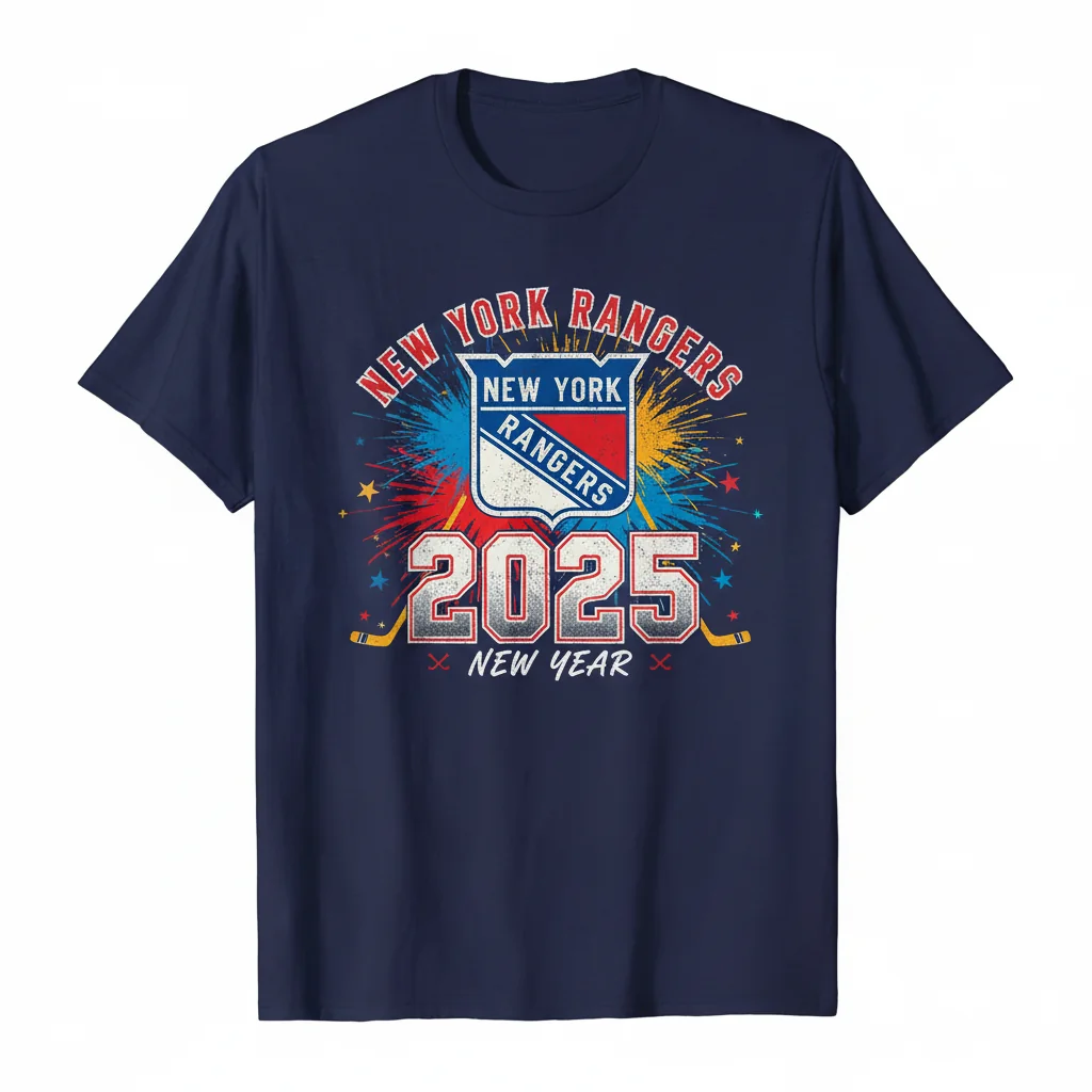 Rangers 2025 New Year Celebration Tee – Durable & Fade-Resistant