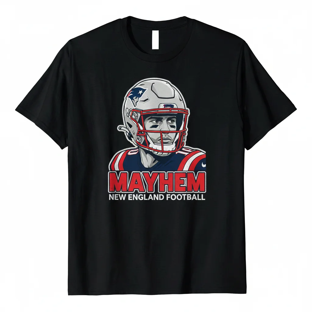 Drake Maye Patriots Artist Series Tee | Premium Unisex Apparel