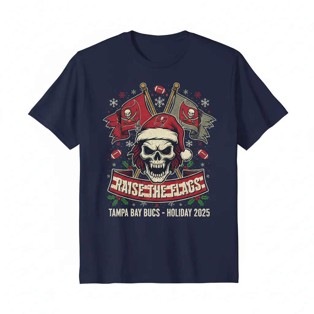 Tampa Bay Buccaneers 'Raise the Flags' Festive Holiday Shirt - Premium 2025 Edition