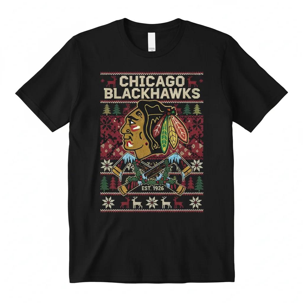 Chicago Blackhawks Heritage: EST 1926 Festive Spirit Sweater