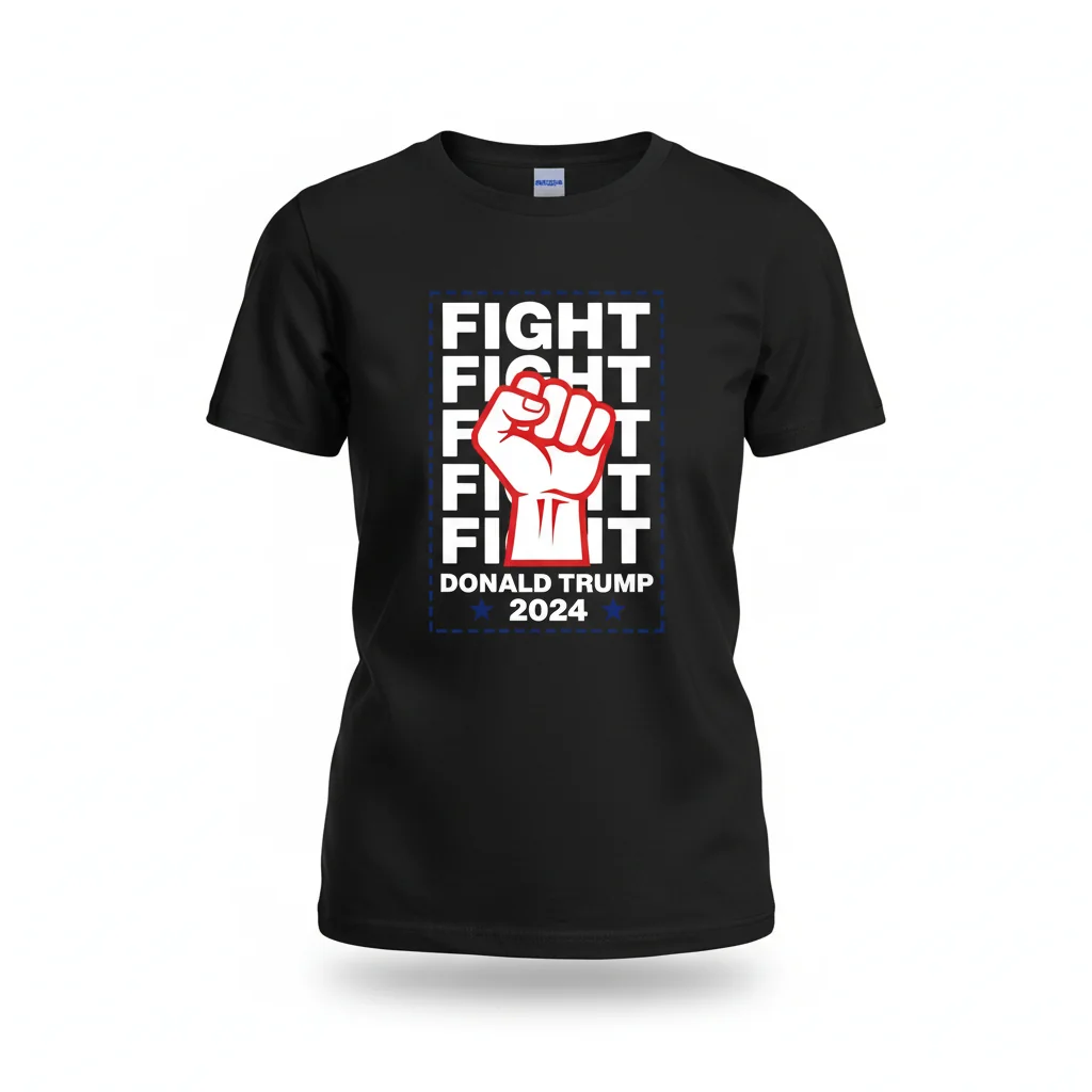 Donald Trump 2024 "Nice Fight" Durable & Vibrant Supporter T-Shirt