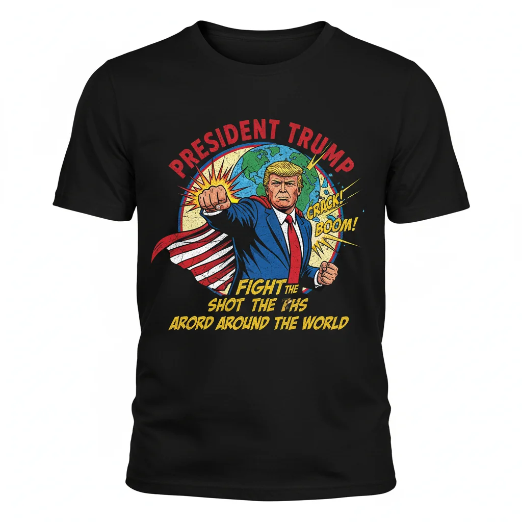 President Trump 'Fight The Shots Heard Around The World' T-Shirt - Political Statement Tee