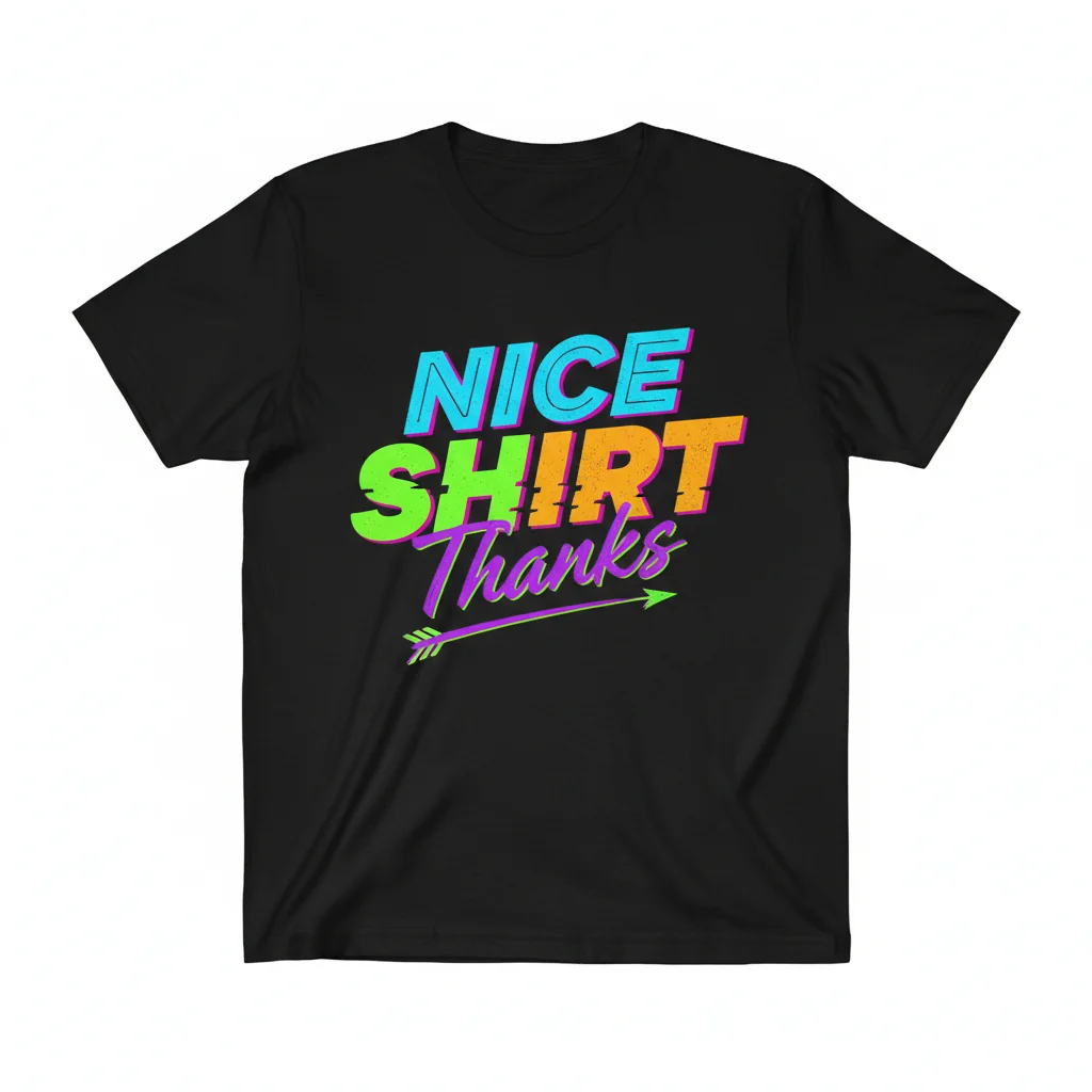The 'Nice Shirt Thanks' Essential Tee - A Daily Dose of Gratitude