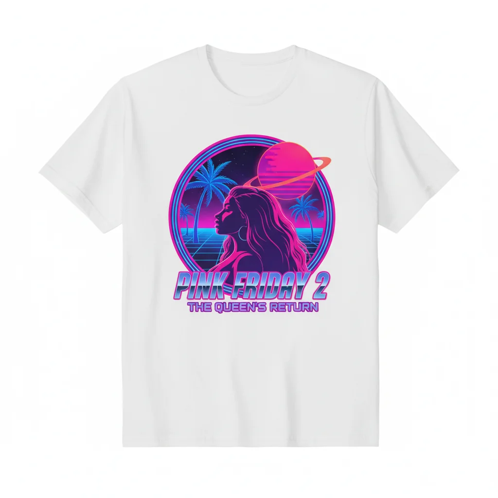 Celebrate the Queen: Nicki Minaj Pink Friday 2 Era Tee