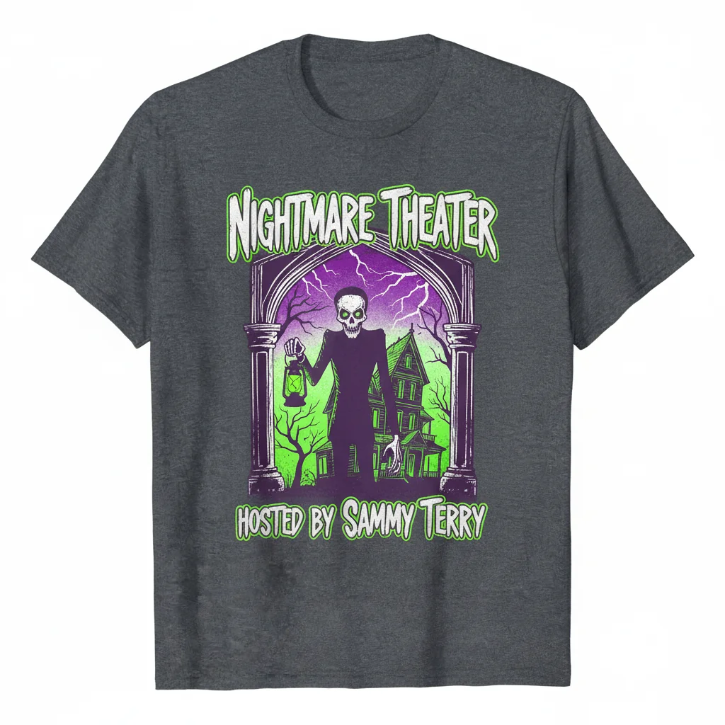 Sammy Terry's Nightmare Theater Essential T-Shirt – Fade-Resistant & Perfect Fit