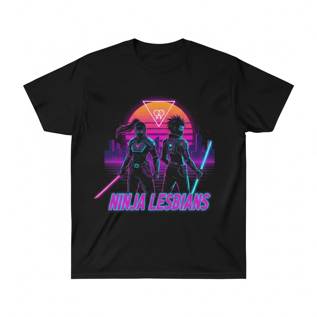 "Ninja Lesbians" Graphic Tee | Soft Unisex Pride Shirt