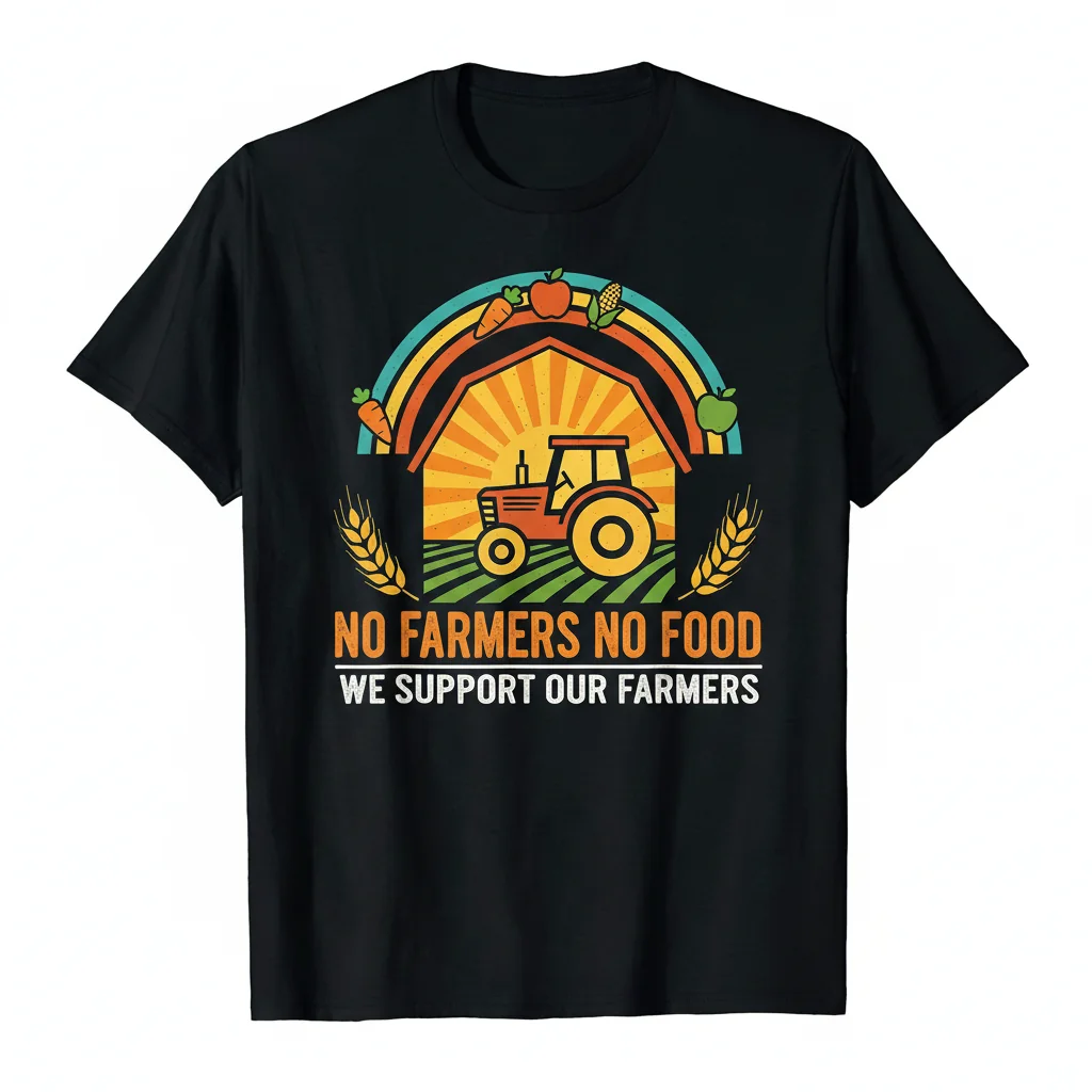 No Farmers No Food: Support Our Farmers Essential Tee