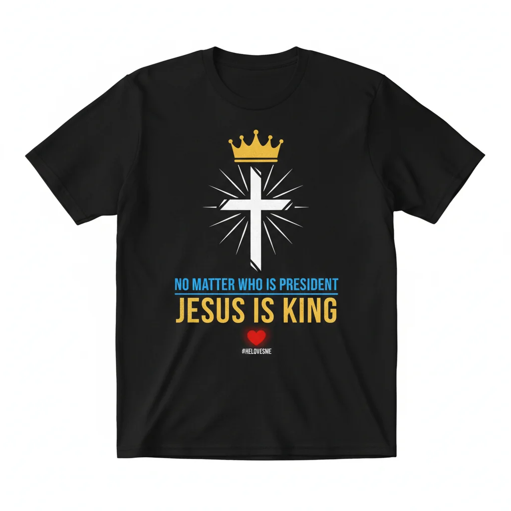 Jesus Is King: Unwavering Faith & Comfort T-Shirt