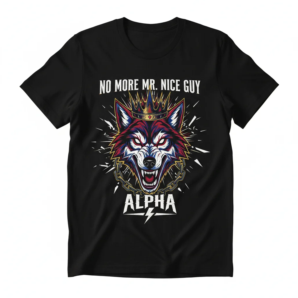 Alpha Wolf Graphic Tee | Streetwear Essential