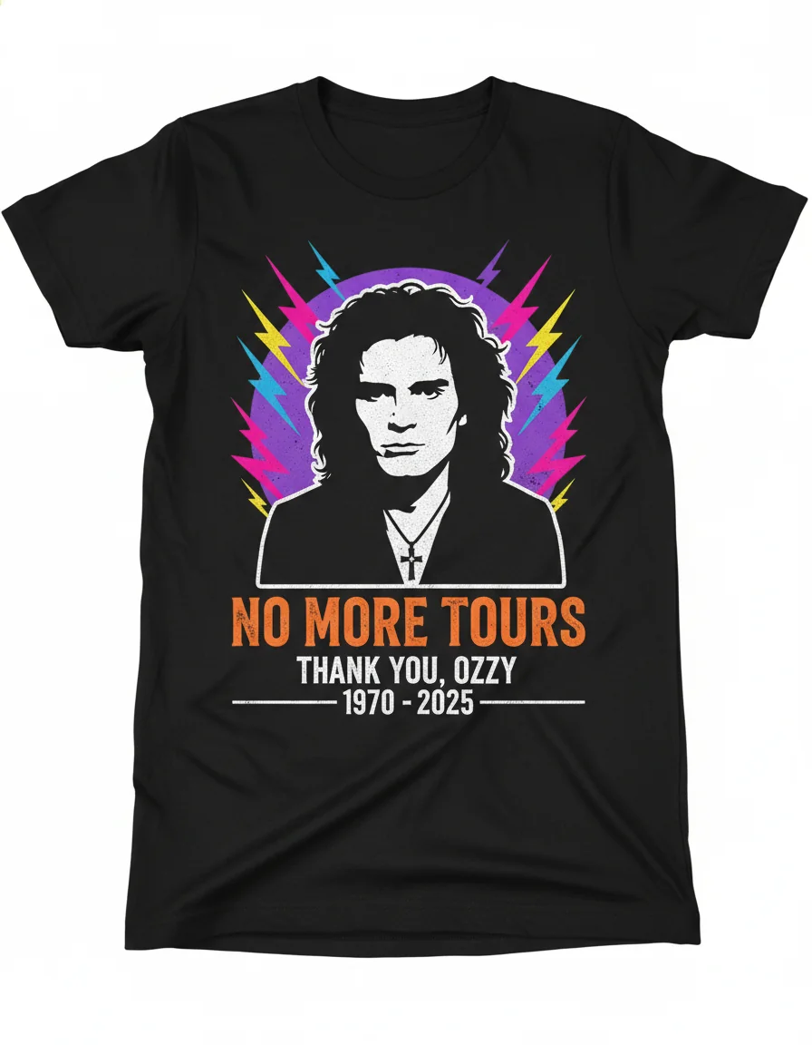 Ozzy Osbourne 'No More Tours' 1970-2025 Vintage T-Shirt