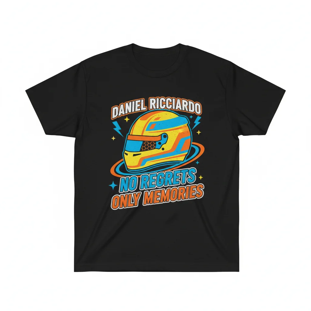 Camiseta Esencial "No Regrets Only Memories" - Daniel Ricciardo
