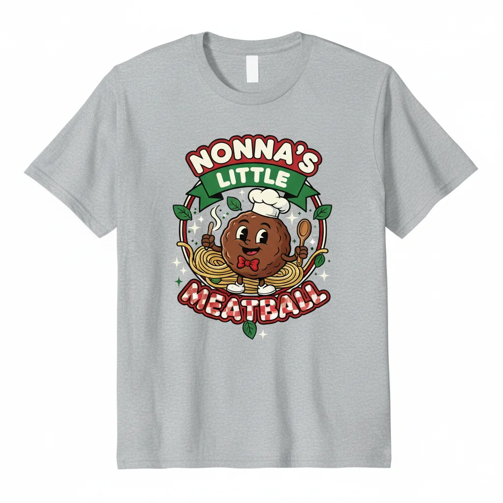 T-shirt Essenziale "Il Piccolo Polpetto della Nonna" – Comfort Duraturo, Stile Impeccabile