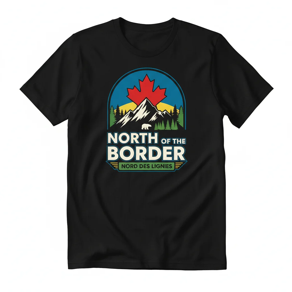 T-shirt essentiel "North of the Border" (Nord des Lignes)