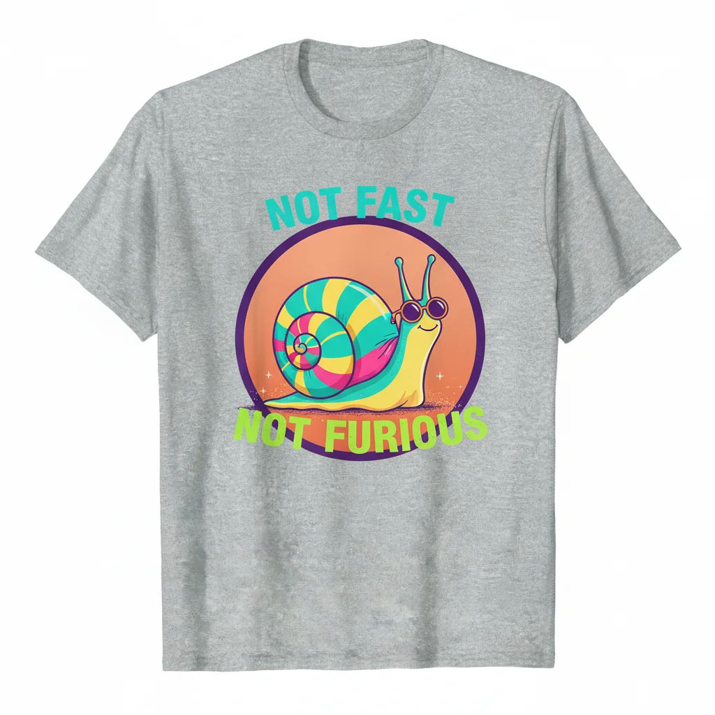 Embrace the Chill: "Not Fast, Not Furious" Essential Tee