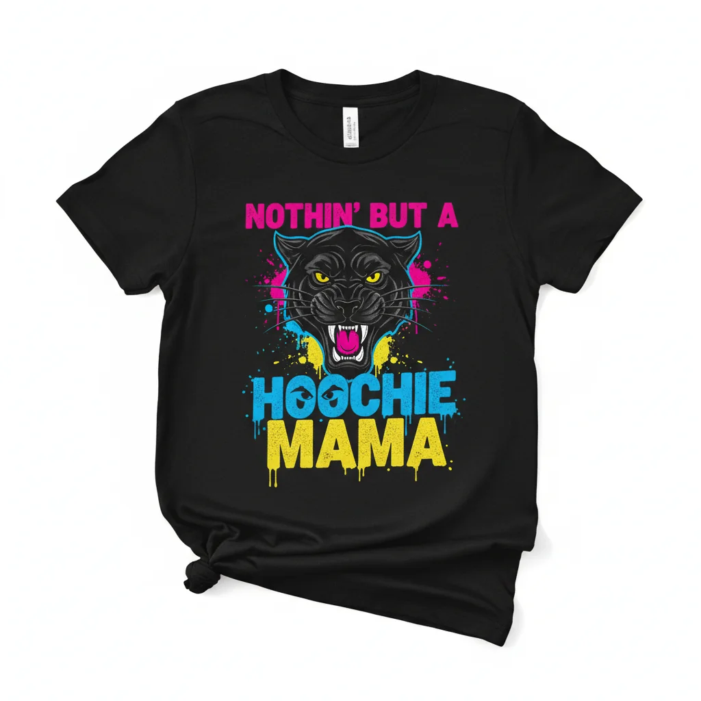 Nothin But A Hoochie Mama Shirt - Women's Essential Funny Slogan T-Shirt