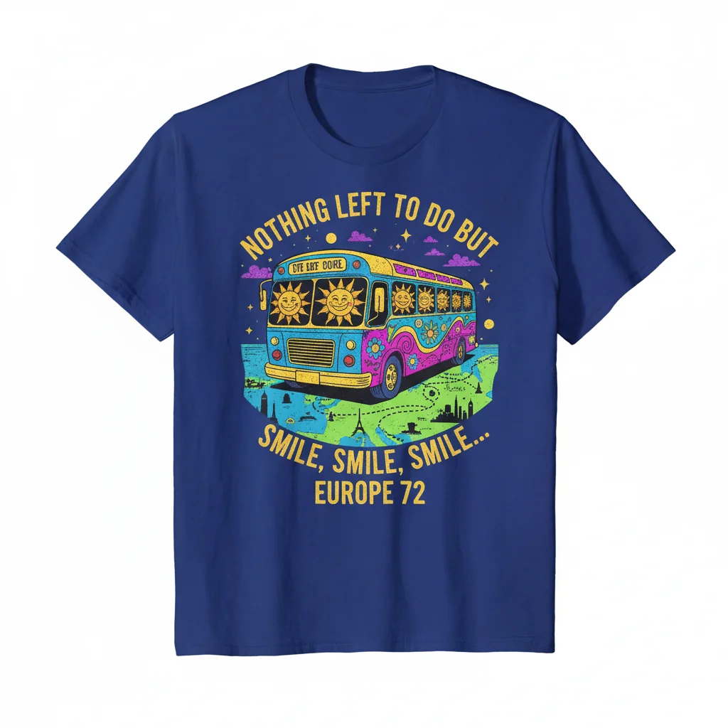 Europe '72 "Smile Smile Smile" Premium Unisex T-Shirt – Fade-Resistant & Perfect Fit