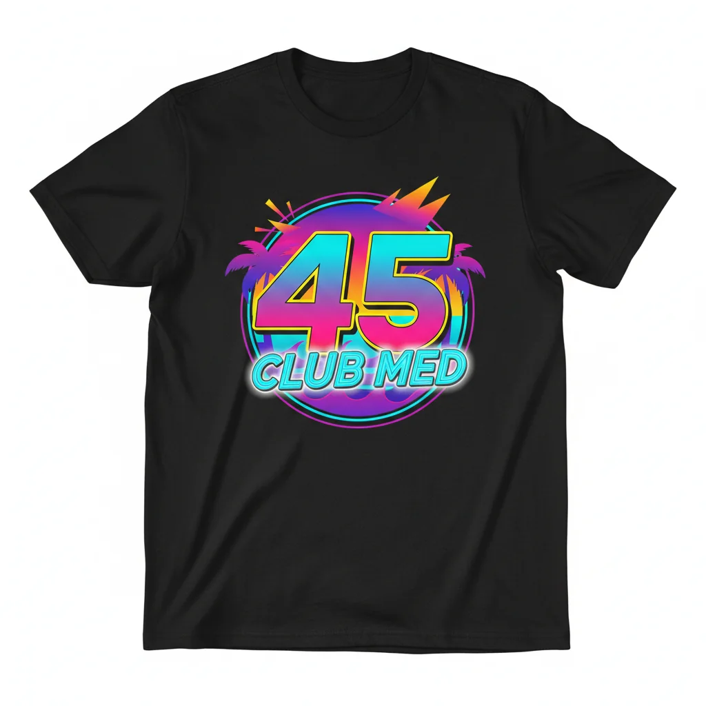 Number 45 Club Med Essential T-Shirt – Premium Cotton, Retail Fit & Durable Design 1 Number 45 Club Med Essential T-Shirt – Premium Cotton, Retail Fit & Durable Design