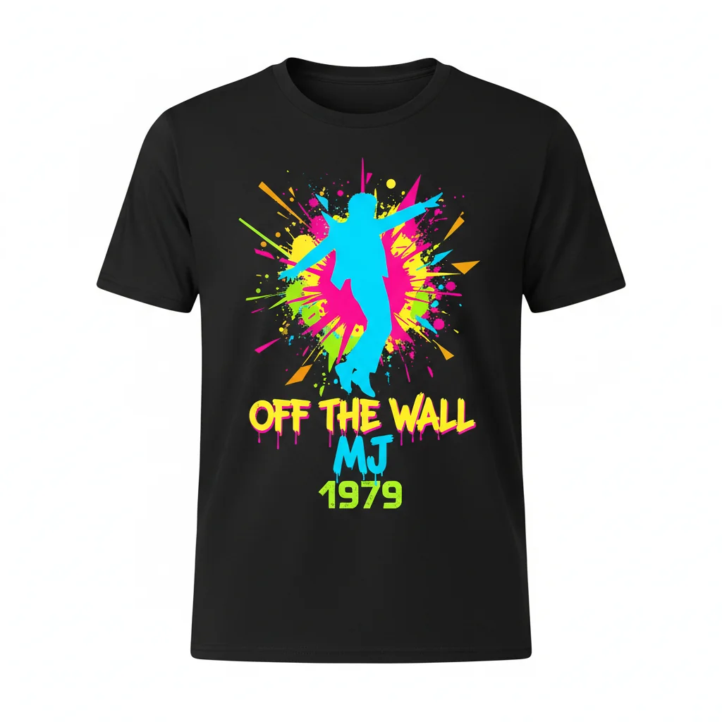 MJ 'Off The Wall' 1979 Splatter Essential Tee