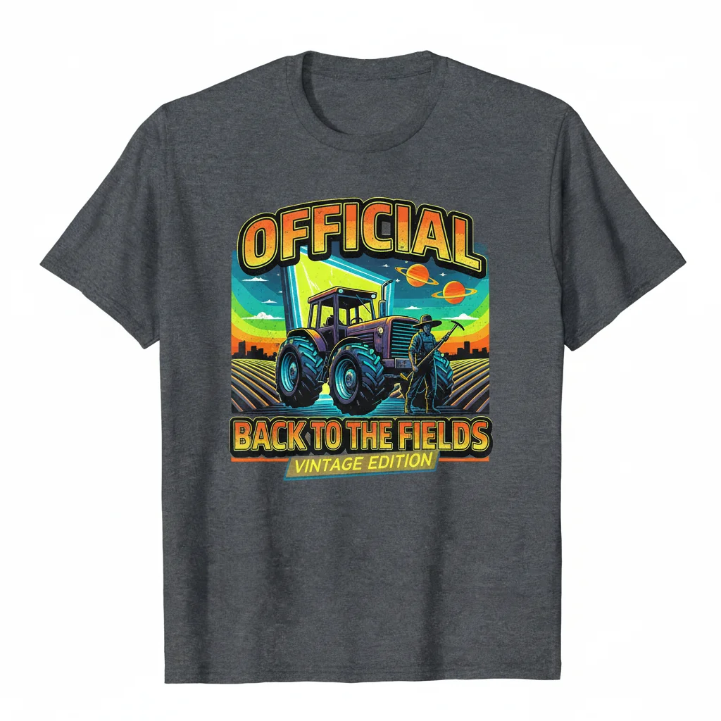 Back to the Fields Vintage Graphic T-Shirt | Retro Nature Tee