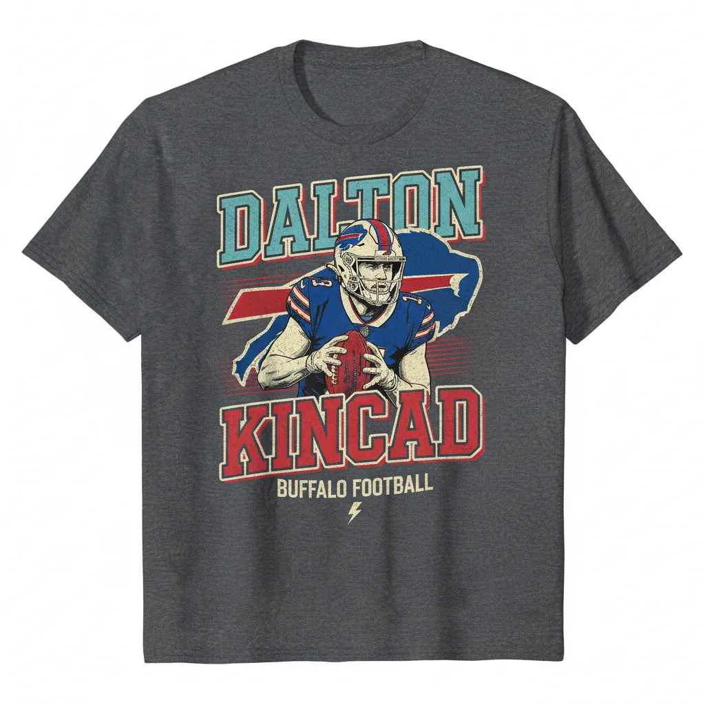The Kincaid 'Bootleg' Tribute Tee | Buffalo Bills Vintage-Inspired Shirt
