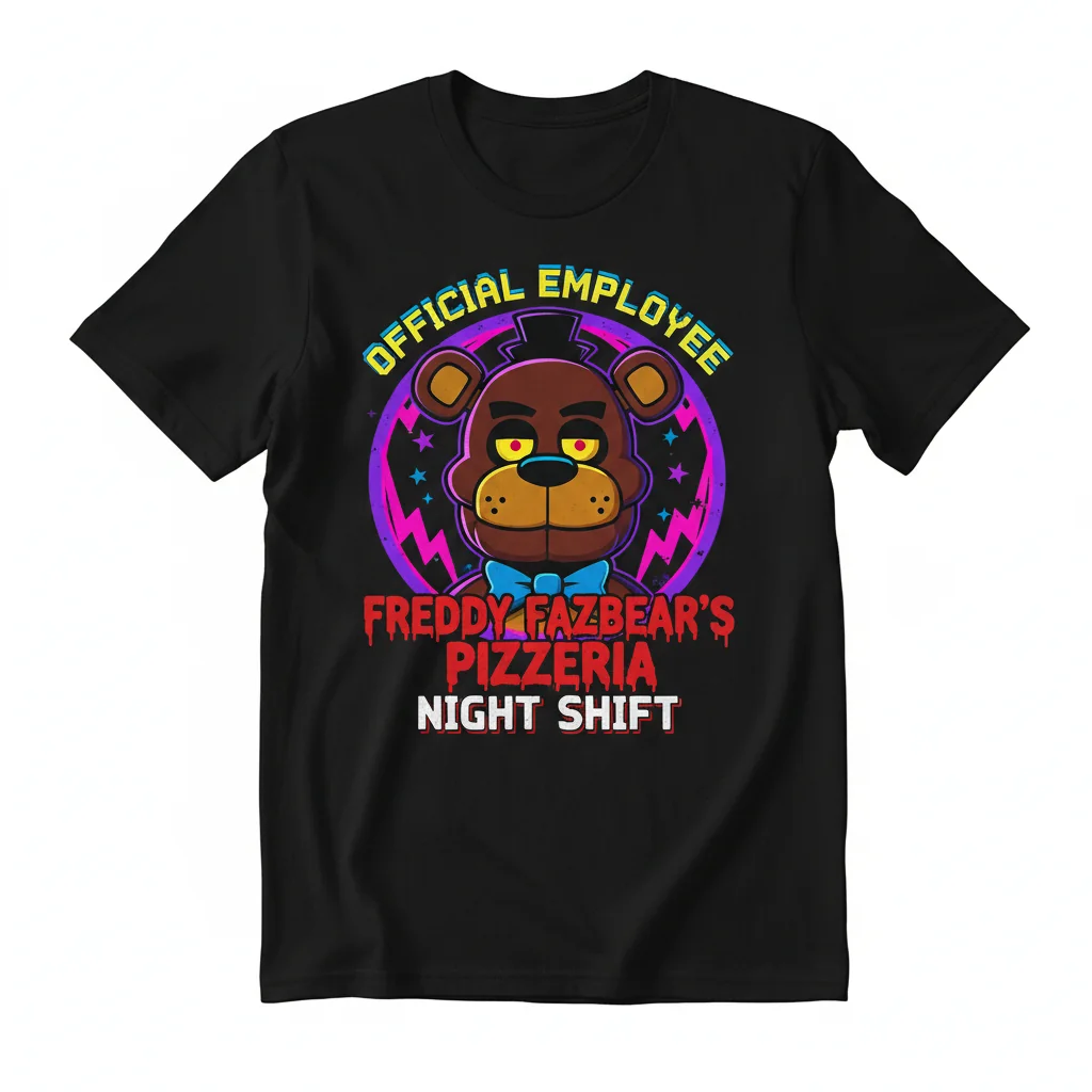Official Freddy Fazbear's Pizzeria Employee Essential T-Shirt – Unisex Fit
